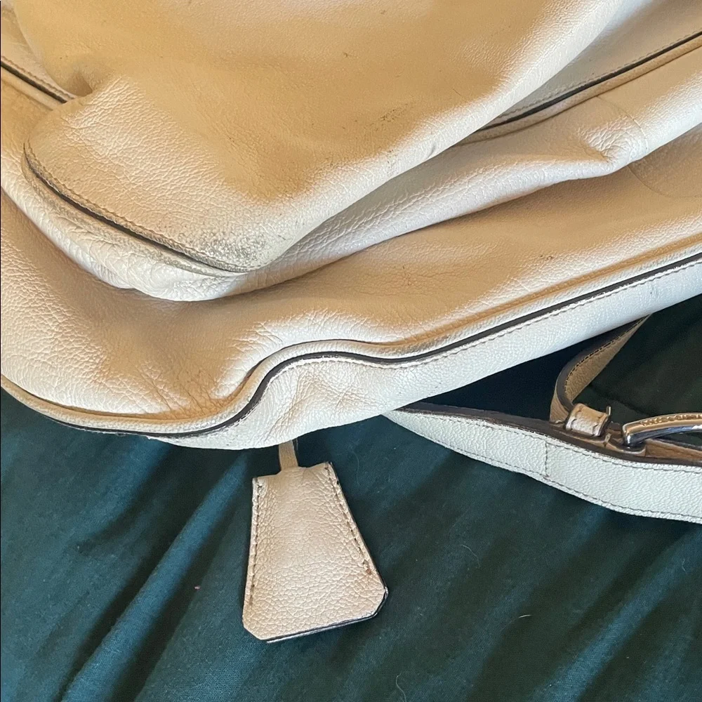 Dolce & Gabbana Cream Leather Satchel